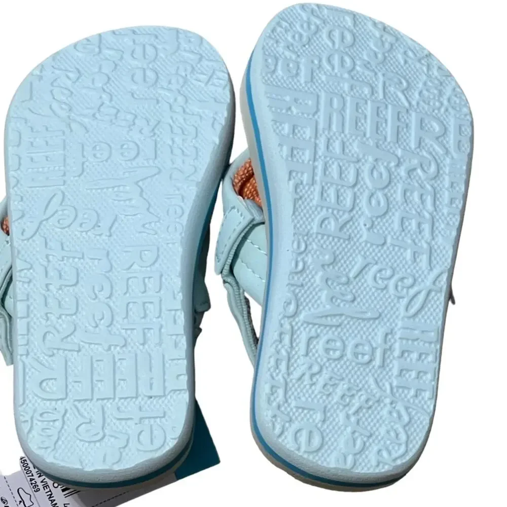 Reef Little Ahi Toddler Sandals Little Kids 2-4 Years Old Size 3/4 NWT